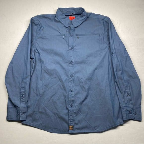 Reel Legends Other - Reel Legends Vented Fishing Blue Long Sleeve Men’s Size Large.